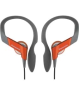 Panasonic Water Resistant Sports Clip Headphones - Orange
