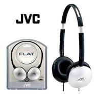 JVC Flat Foldable Stereo Headphones Silver HA-S150-S