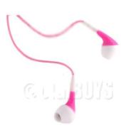 iBox - In-Ear Earphone (Pink) 3.5mm Stereo Headphone for All iPod, ZEN, Zune, and all other MP3 MP4 Players