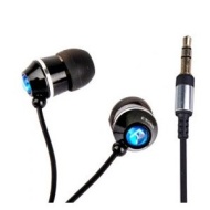 SONY EX-088i NOISE CANCELLING HEADPHONES IN-EAR EARPHONES FOR ALL MP3 PLAYERS/IPHONE etc [3.5mm Plug] (Includes Storage Pouch and Fishbone Winder)