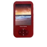 Visual Land V-motion Pro 8 Gb Video/music/2.4-inch Mp3 Player With Camera (red)