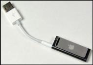adaptare USB Data Sync and Charging Cable for Apple iPod Shuffle 3rd Generation 3G 3 G G3