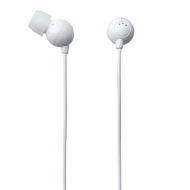 Elecom Pearl Canal Type Stereo Headphones (White)