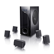 Teufel Concept E 400 "5.1-Set" Schwarz PC/Multimedia-Lautsprecher-Set