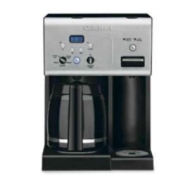 Cuisinart - 12-Cup Coffeemaker with Instant Hotwater Dispenser - Programmable - Black CHW-12