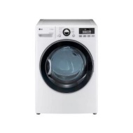 LG - SteamDryer 7.3 Cu. Ft. 12-Cycle Ultra-Large Capacity Steam Electric Dryer - White DLEX3470W