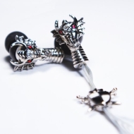 Grungebuds GB104DE Noise Isolation Earphone with Microphone (Dragon's Ears)