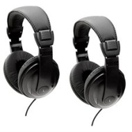 Vibe 2 Pack Easy Comfort Light Weight Over Ear Noise Reduction Stereo Headphones