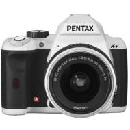 Pentax K-r White Digital SLR with 18-55mm Lens