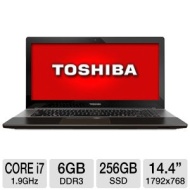 Toshiba Satellite U845W-S410 PSU5RU-00Q003 Ultrabook - 3rd generation Intel Core i5-3317U 1.7GHz, 6GB DDR3, 500GB HDD, 14.4 Display, Windows 7 Home Pr