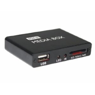 JUSTOP Mini HD Media Box Player, Full HD 1080P Playback via HDMI, 5.1 Surround Sound Out - Play Movies/Pictures/Files directly on your TV