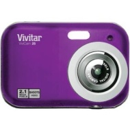 Vivitar V25 Freiberuflich Digitalkamera - Purpurrot (2.1MP, Vorbetrachtung-Schirm 1.5" , Speicher bis zu 120 Bildern, Videoclips)