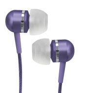 Coby Jammerz Platinum High-Performance Isolation Stereo Earphones CVEM79PUR (Purple)