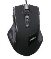 Perixx MX-2000, Programmable Gaming Laser Mouse - 11 Programmable Button & 5 User Profile - Omron Micro Switches - Gold-plated USB Connector - Braided