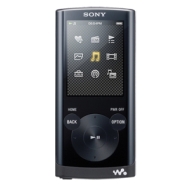 Sony - Walkman NWZ-E355B - Digital player radio - flash 16 GB - WMA, MP3, AAC-LC, LPCM - video playback - display: 2'' - black