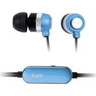iLuv I353BLU Aluminium In-Ear Earphones with In-line Volume Control