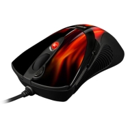 Sharkoon FireGlider - Mouse - laser - 7 button(s) - wired - USB
