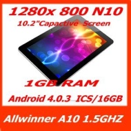 10.1" Sanei N10 IPS Kapazitive Tablet PC Andriod 4.0 1GB 16GB 1.5Ghz WIFI HDMI