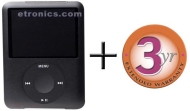 Apple 8 GB iPod Nano Black 3rd Gen USA + Extended Warranty