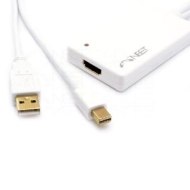 Mini DisplayPort + USB AUDIO to HDMI (v1.3b) adapter cable by Neet® - ( for Unibody MacBook - Pro - Air - iMac etc. )