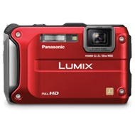 Panasonic DMC-TS3 Lumix Digital Camera (Red)
