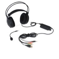 U12-41404 5.1 PC Gaming Headset - USB Powered 3.5mm Connectors Volume Controler w/ Removable Noise Canceling Microphone Ultra U12-41404 5.1 PC Gaming 