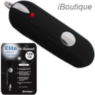 iBoutique® 128GB USB 2.0 Hi-Speed Elite Flash Drive - IB128GUSB2 Retail Pack (128GB, Jet Black)