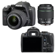 Pentax K-r Digital Camera with 18-55mm and 50-200mm lenses