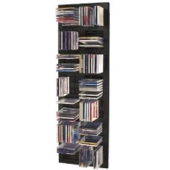DISTAN - Wall Mounted Grid 112 CD Media Storage - Black