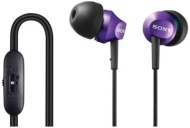 Sony Earbud Headphones w/ Volume Control  Violet