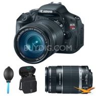 Canon EOS Digital Rebel T3i 18MP SLR Camera 18-135mm &amp; 55-250mm Instant Rebate B