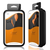 iLeaf 1st Generation Orange Tangerine In Ear Precise Bass Noise Isolating Earphones / Headphones For Apple iPhone, iPad 1 & 2, iPod All Generations, S