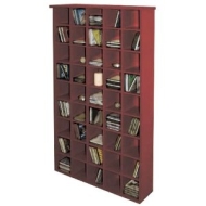PIGEON HOLE - CD Media Storage Shelves - Mahogany