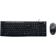 Media Combo MK200 Keyboard and Mouse (Retail - USB Cable Keyboard - USB Cable Mouse - Optical - 1000 dpi)