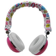 Fabulous Headphones (Stereo - Fuzzy Pink - Mini-phone - Wired - Over-the-head - Binaural - Supra-aural)