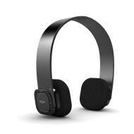 Accuratus Image Beatz Rechargeable Foldable Wireless Bluetooth Headphones with Built in Hands Free - Black