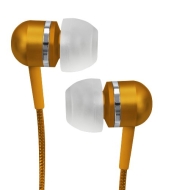 Coby Jammerz Platinum High-Performance Isolation Stereo Earphones CVEM79ORG (Orange)