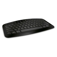 Microsoft Arc Keyboard - Keyboard - wireless - 2.4 GHz - USB wireless receiver - black - English - US