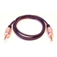 1 Metre Gold Plated OFC 3.5mm Earphone Jack Plug to Jack Plug Dubbing Cable