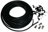 HDinterconnects 15m WHITE wf65 twin coax Wiring kit for Dish LNB to Sky+ SkyHD satellite receiver Freesat Foxsat HD PVR