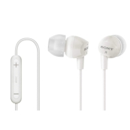 SONY - DR-EX12IPW - ECOUTEURS INTRA-AURICULAIRES AVEC TÉLÉCOMMANDE INTÉGRÉE POUR IPOD IPHONE IPAD - BLANC