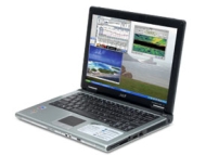 Acer TravelMate TM3002WTCi Notebook (1.7GHz Pentium M 740, 512MB DDR2, 60GB, External DVD/CD-RW, Windows XP Pro, 12.1