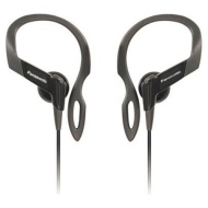 Panasonic RP-HS16 In-Ear Earbud Headphones with Flexible Ear Hinge, Silver