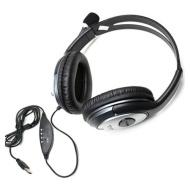New USB Interface Computer PC Laptop Notebook Stereo Headphone Headset with Mic