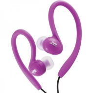 JVC - Sports-Clip Earbud Headphones - Purple HAEBX85V