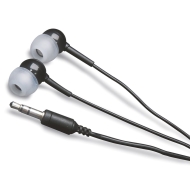 MobileSpec In-Ear Earbud Headphone for iPods/MP3 Players with 3.5mm Plug (Black)
