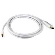 Cable Matters - 2m Mini DisplayPort Male to HDMI Male Cable with Audio Transmission in White