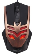 Perixx MX-1000 Copper, Programmable Gaming Mouse - 7 Programmable Button & 5 User Profile - Omron Micro Switches - Gold-plated USB Connector - Braided