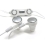 EX2 Woofer Dynamic Multi-Function Speaker built-in Earphone [White]
