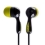 JBuds Hi-Fi Noise-Reducing Ear Buds (Black / Yellow)
